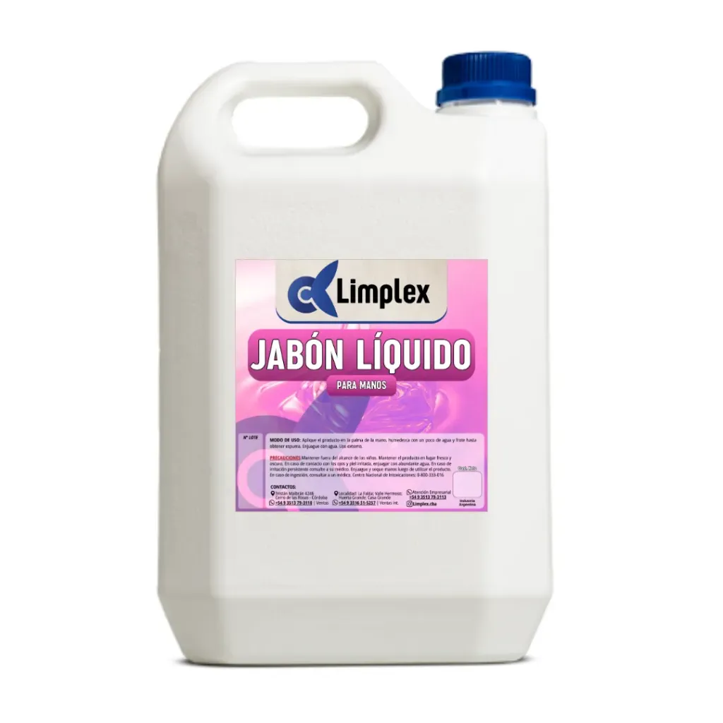 JABON LIQUIDO P/MANOS 5 LT