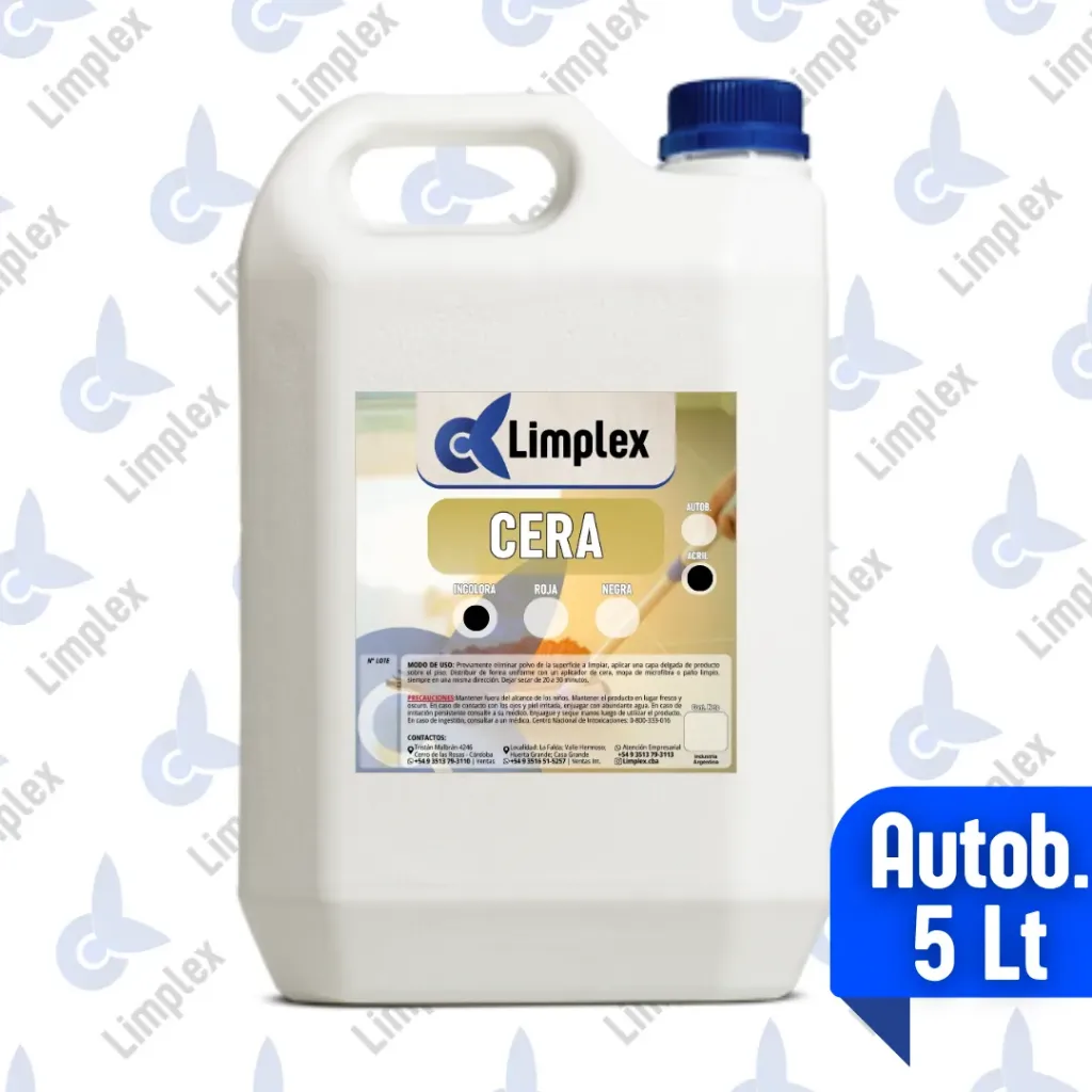 CERA INCOLORA X 5 LT