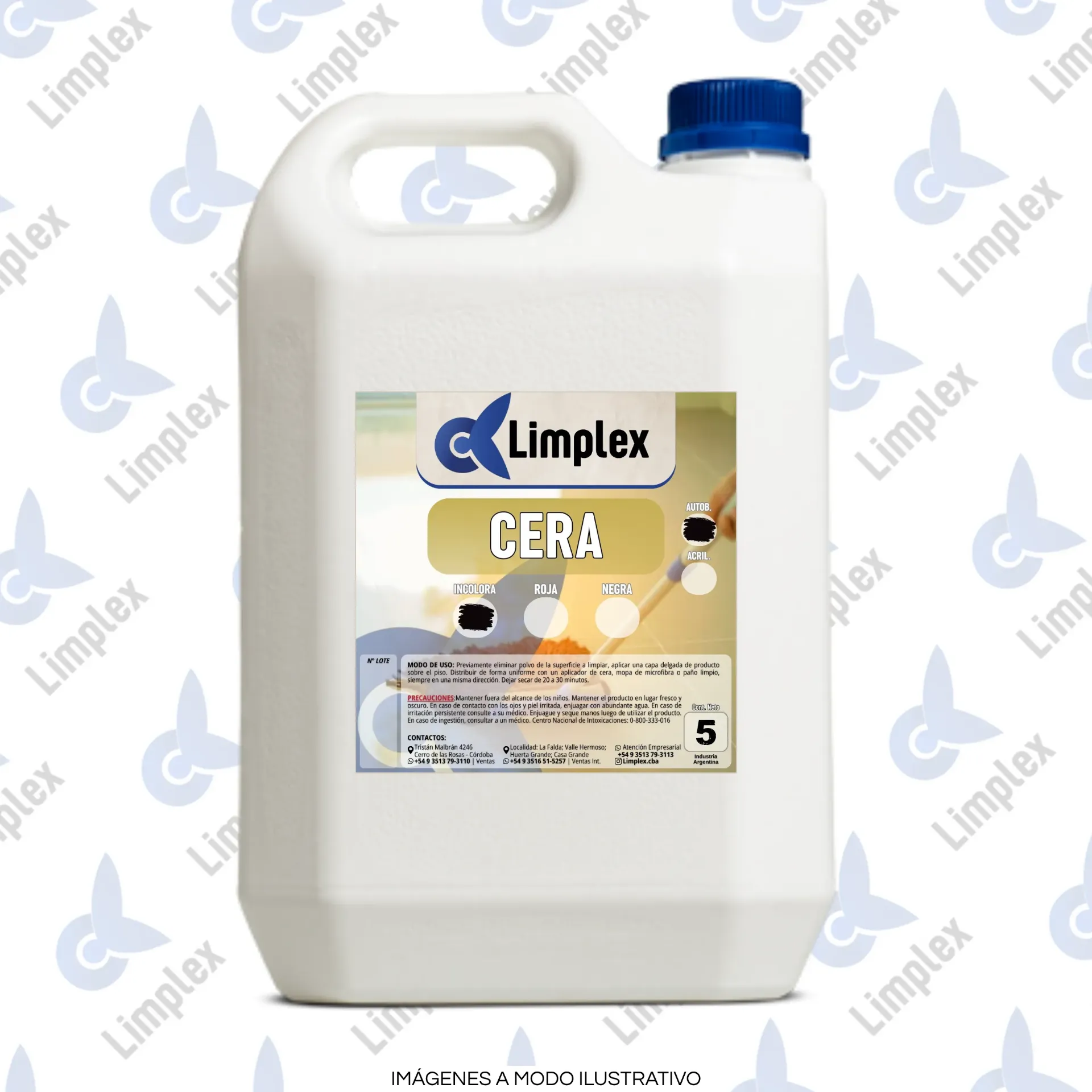 CERA INCOLORA X 5 LT