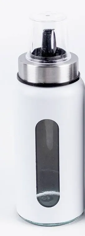 [7209] ACEITERO BLANCO ACERO + VIDRIO