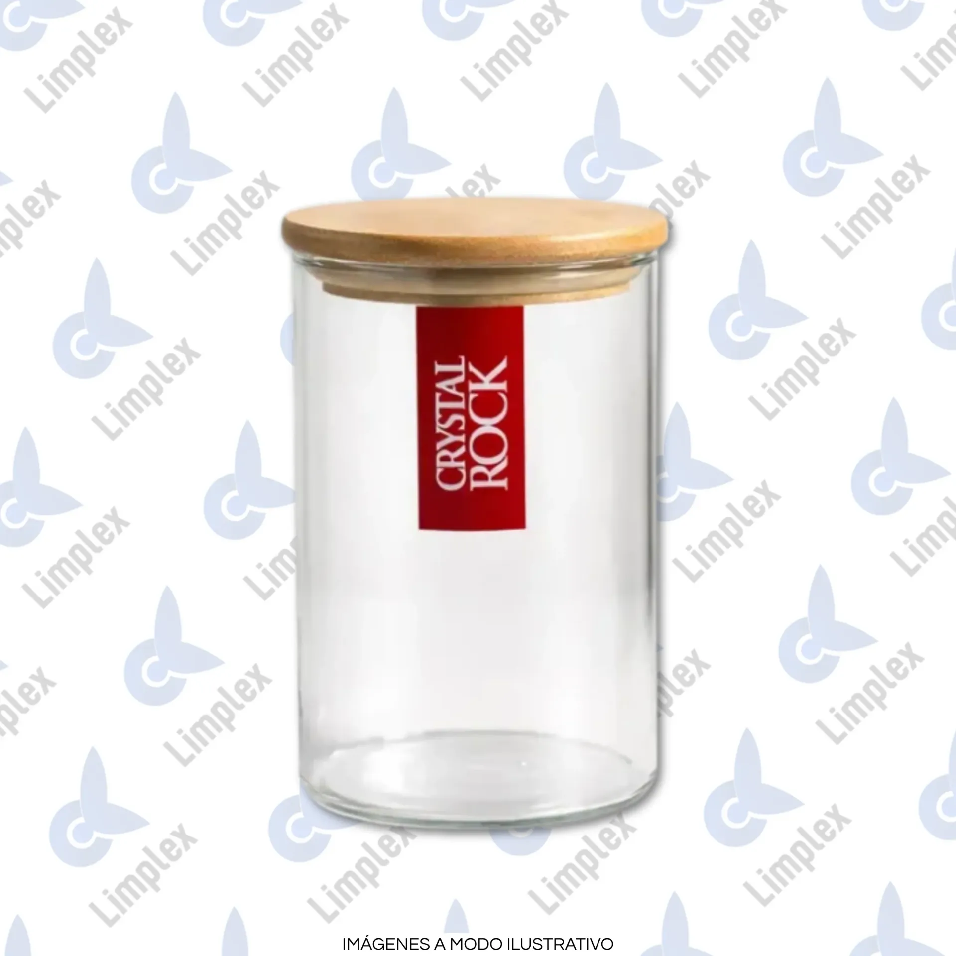 [76107] FRASCO HERMETICO TAPA BAMBOO PEQ
