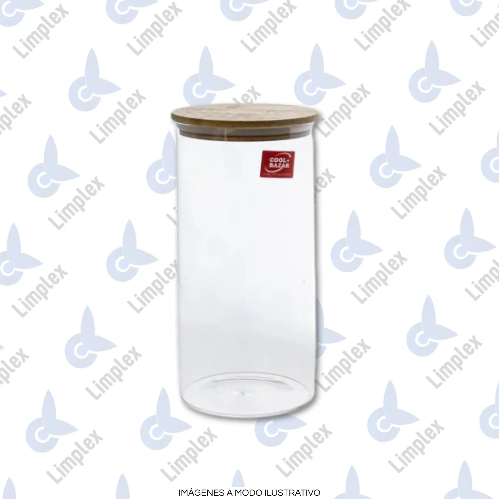 [76108] FRASCO HERMETICO TAPA BAMBOO GRANDE