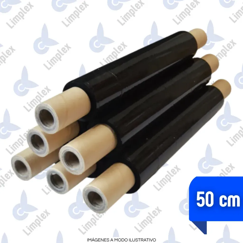 FILM STRETCH 50 CM NEGRO X KG