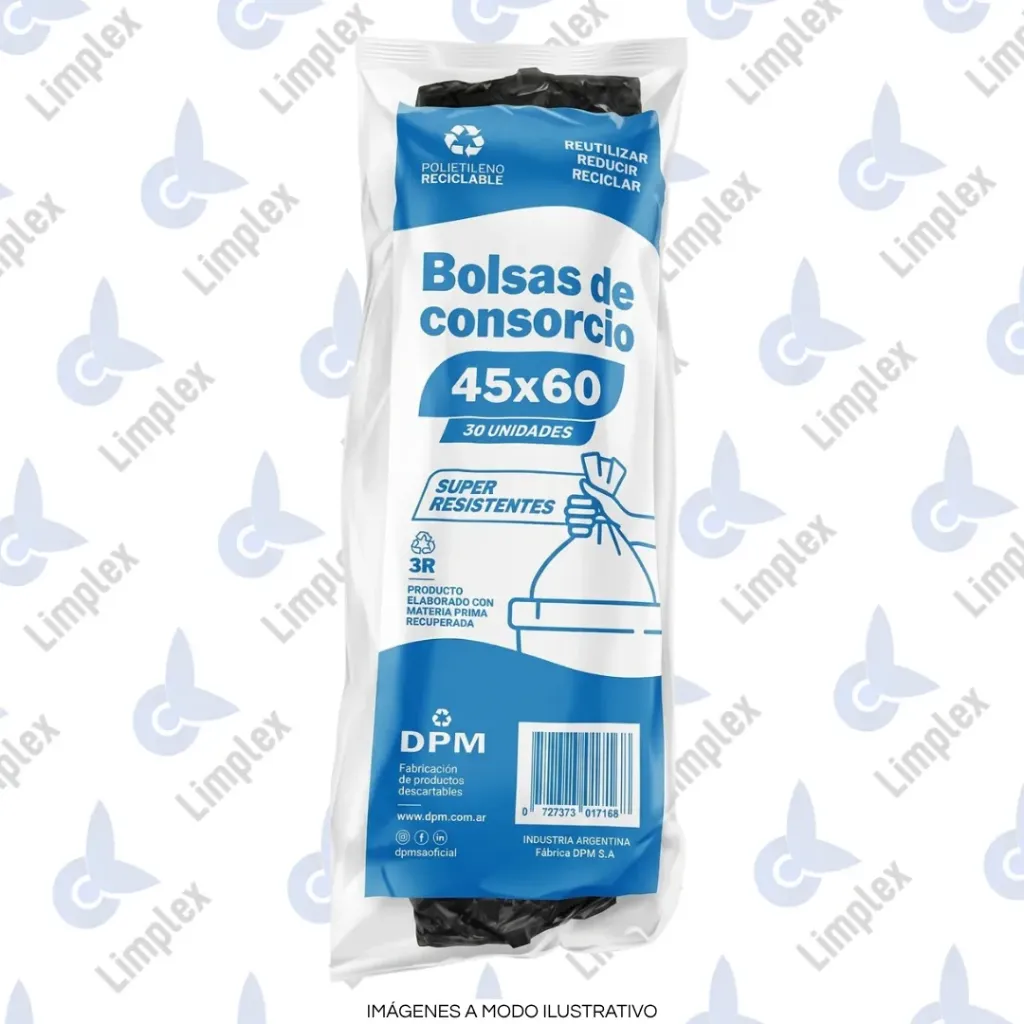 BOLSA RESIDUO 45 X 60 X 30 UN DPM