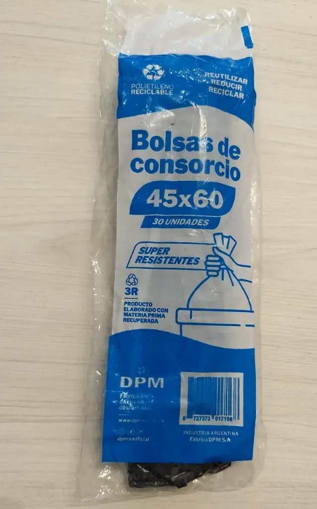 BOLSA RESIDUO 45 X 60 X 30UN DPM