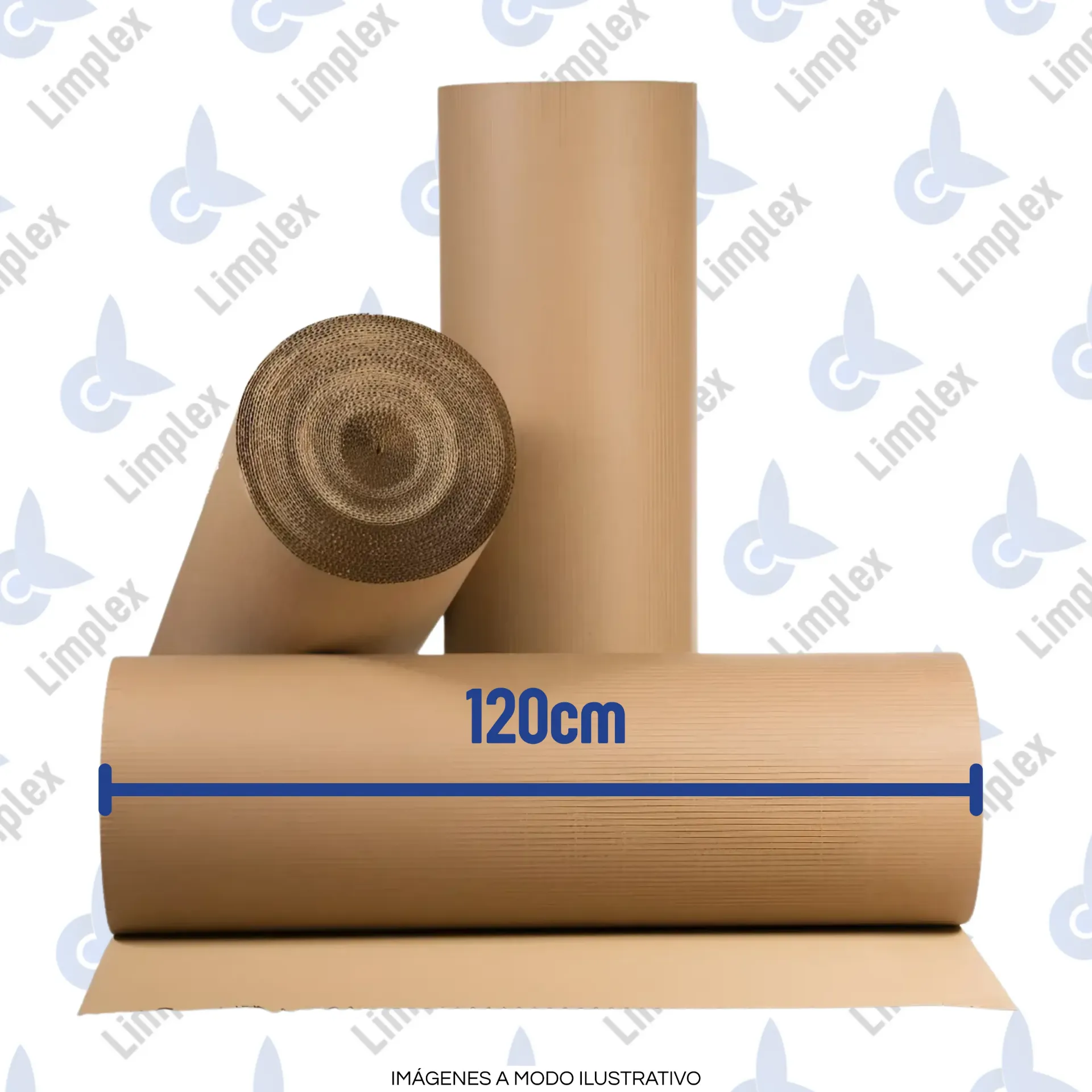 CARTON CORRUGADO ANCHO 120 CM X MT