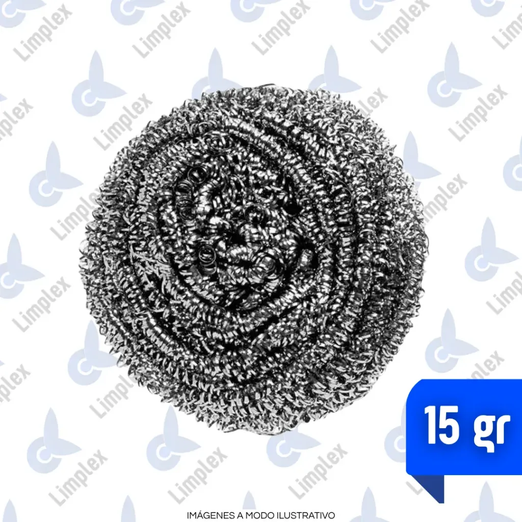 ESPONJA ESTROPAJO DE ACERO 15 G