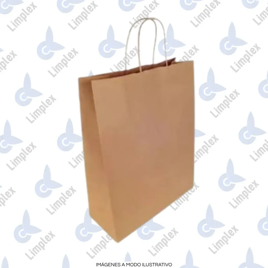 BOLSA KRAFT C/MAN. 35 X 45 X UN