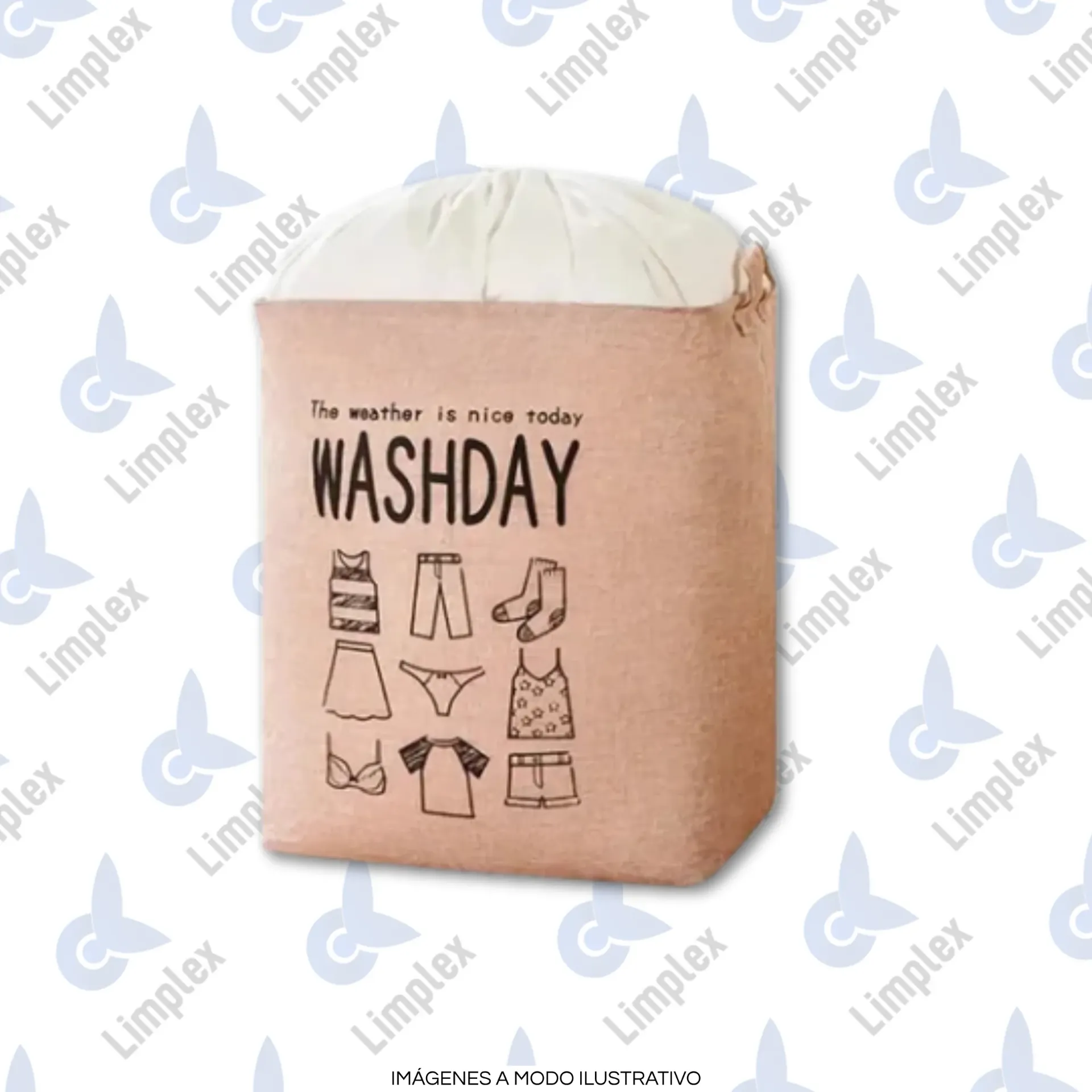 CANASTO PLEGABLE ROPA
