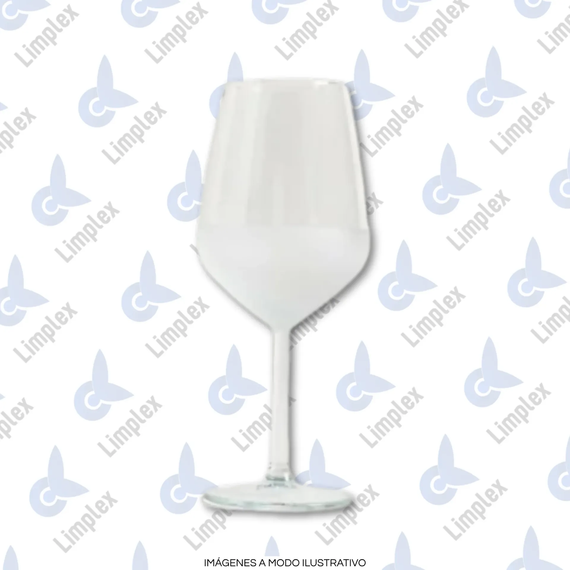 [74404] COPA VIDRIO BOCA RECTA ESFUME BLANCO X6