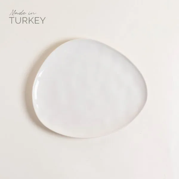 [74201] PLATO PLAYO IRREGULAR UMAY CREMA 30CM