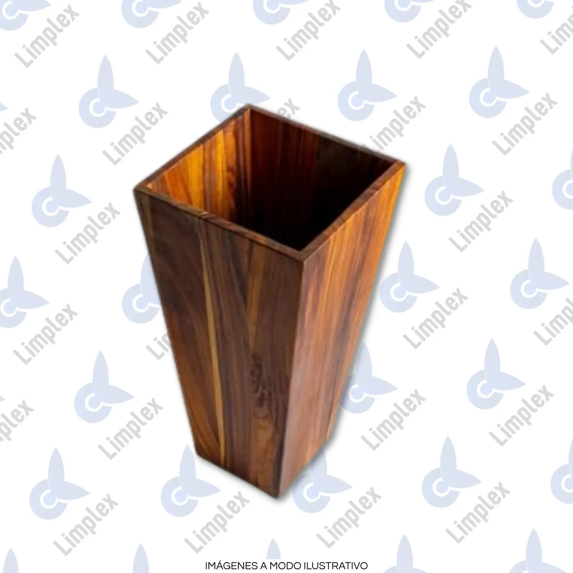 JARRÓN MADERA ALTO