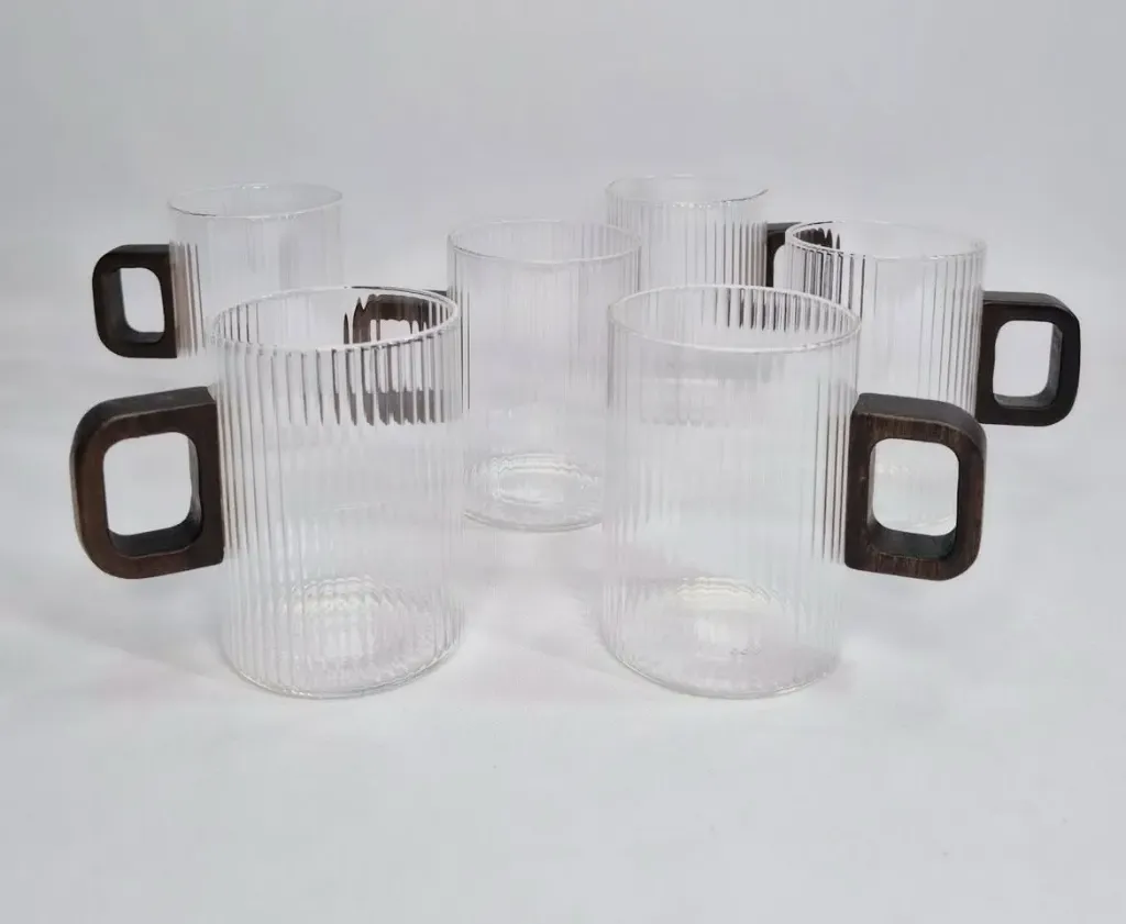 [74402] TAZA VIDRIO X6 - 6.5 CM