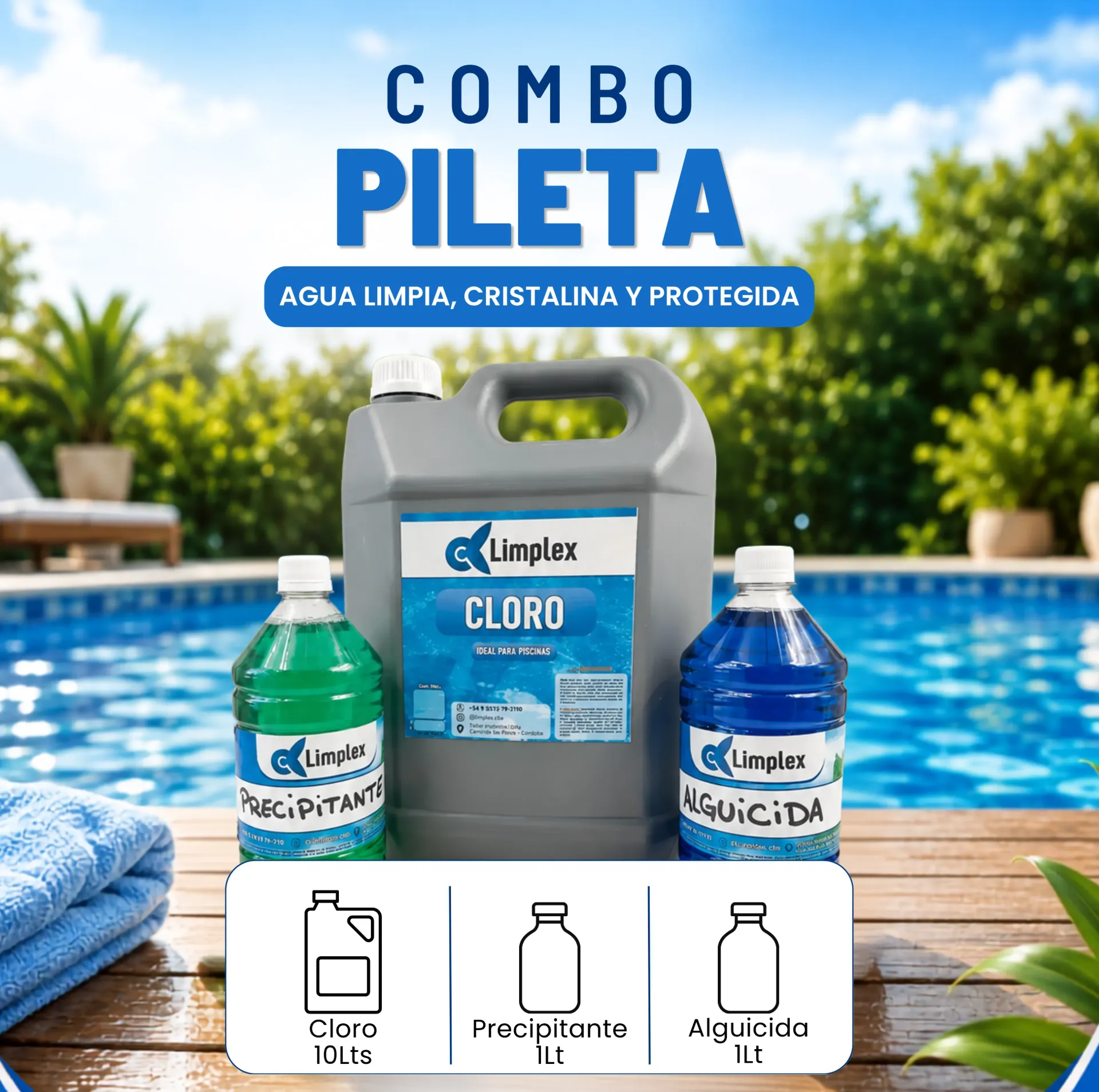 COMBO PILETA