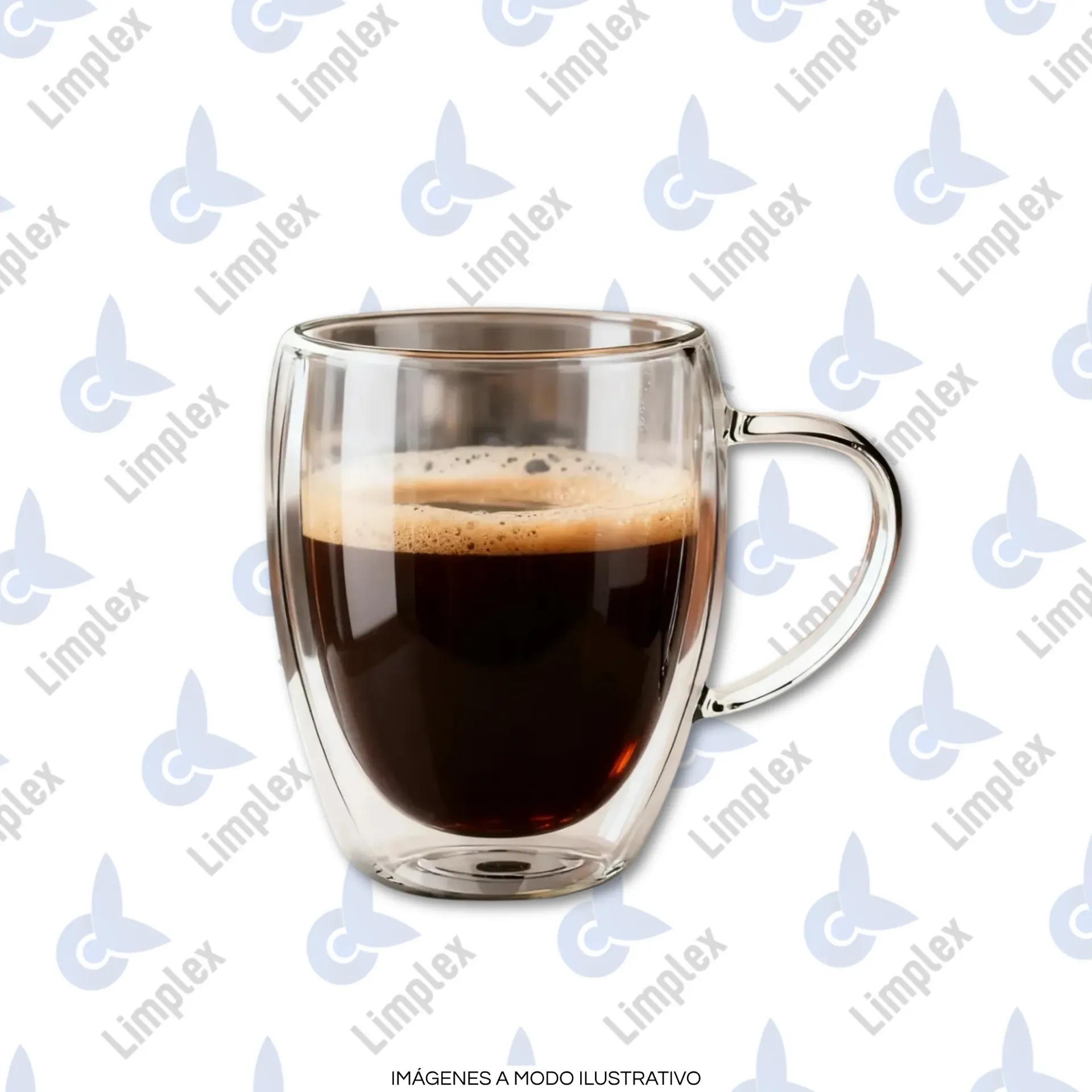 TAZA DOBLE VIDRIO 200ML