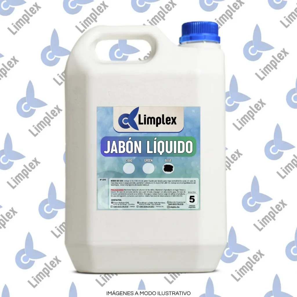 JABON LIQUIDO BLUE 5 LT