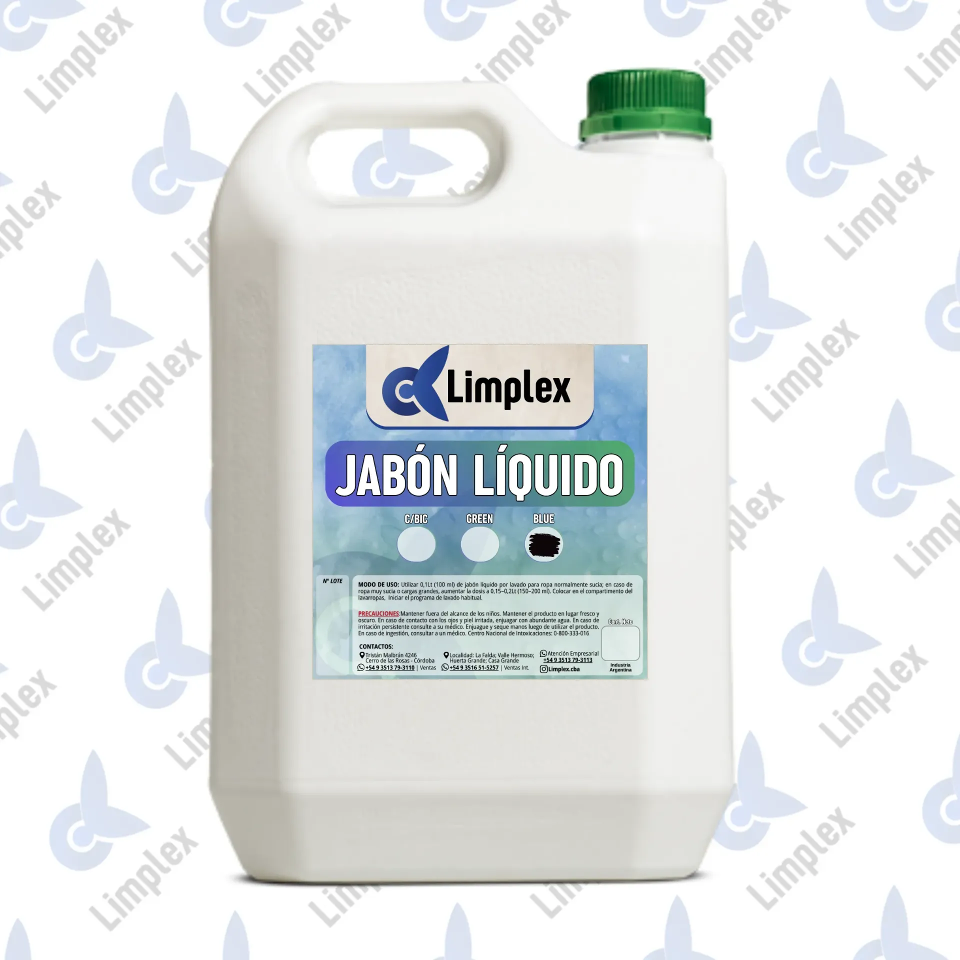JABON LIQUIDO BLUE 5 LT