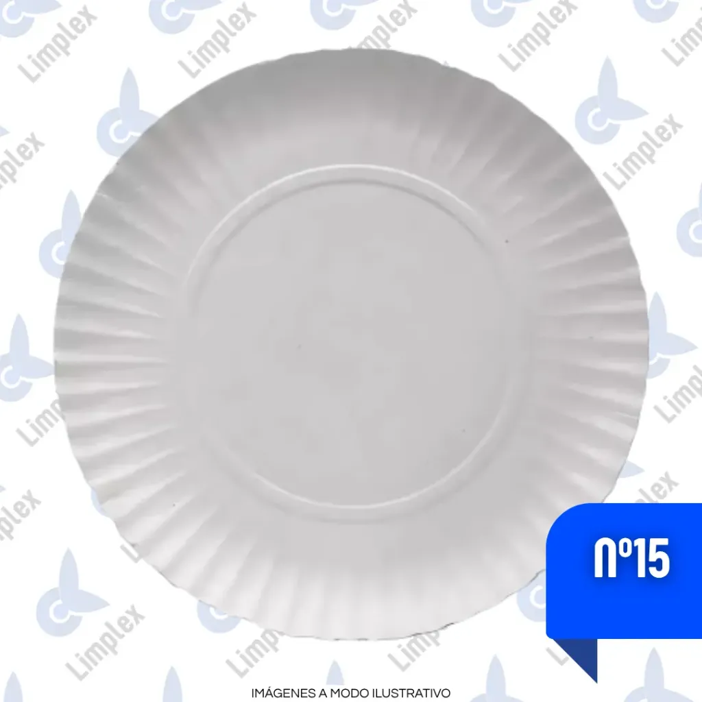BANDEJA CARTON REDONDA 15