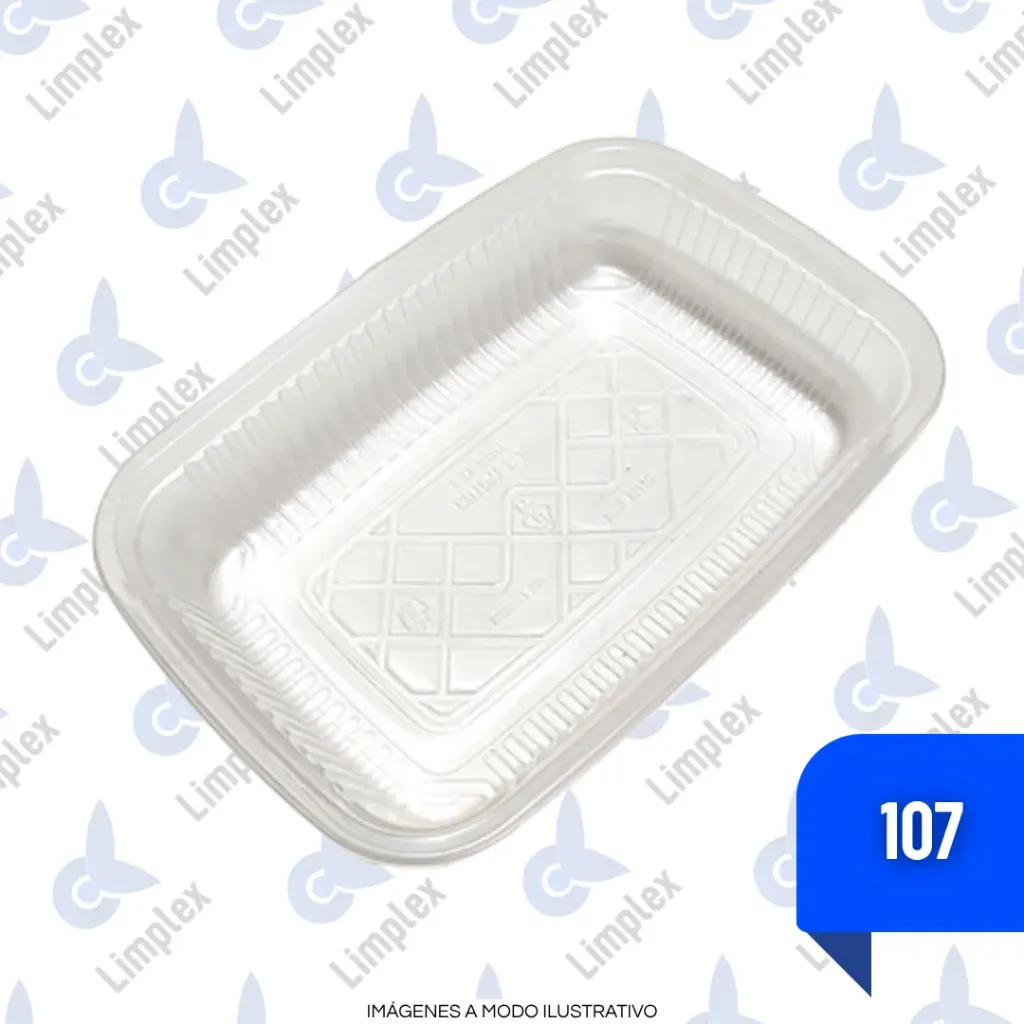 BANDEJA PLASTICA 107 COMUN X UN