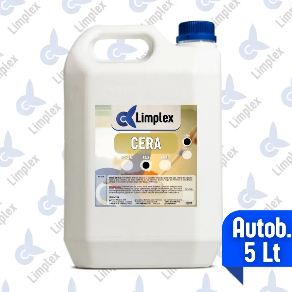 CERA ROJA / NEGRA X 5 LT