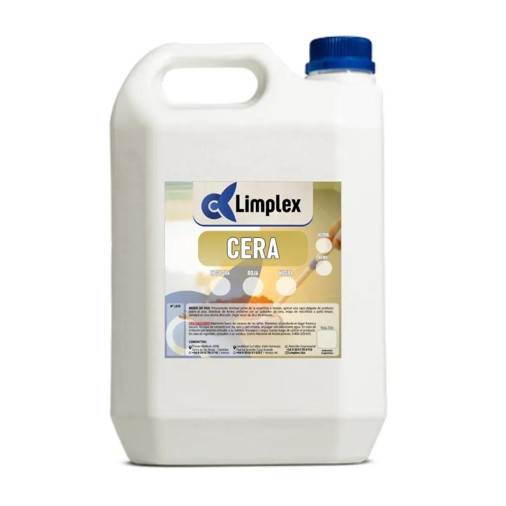 CERA ROJA / NEGRA X 5 LT (Negro)