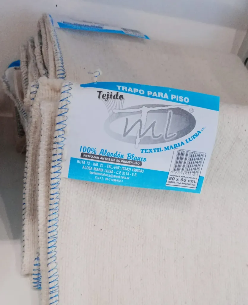TRAPO DE PISO BCO 50 X 60
