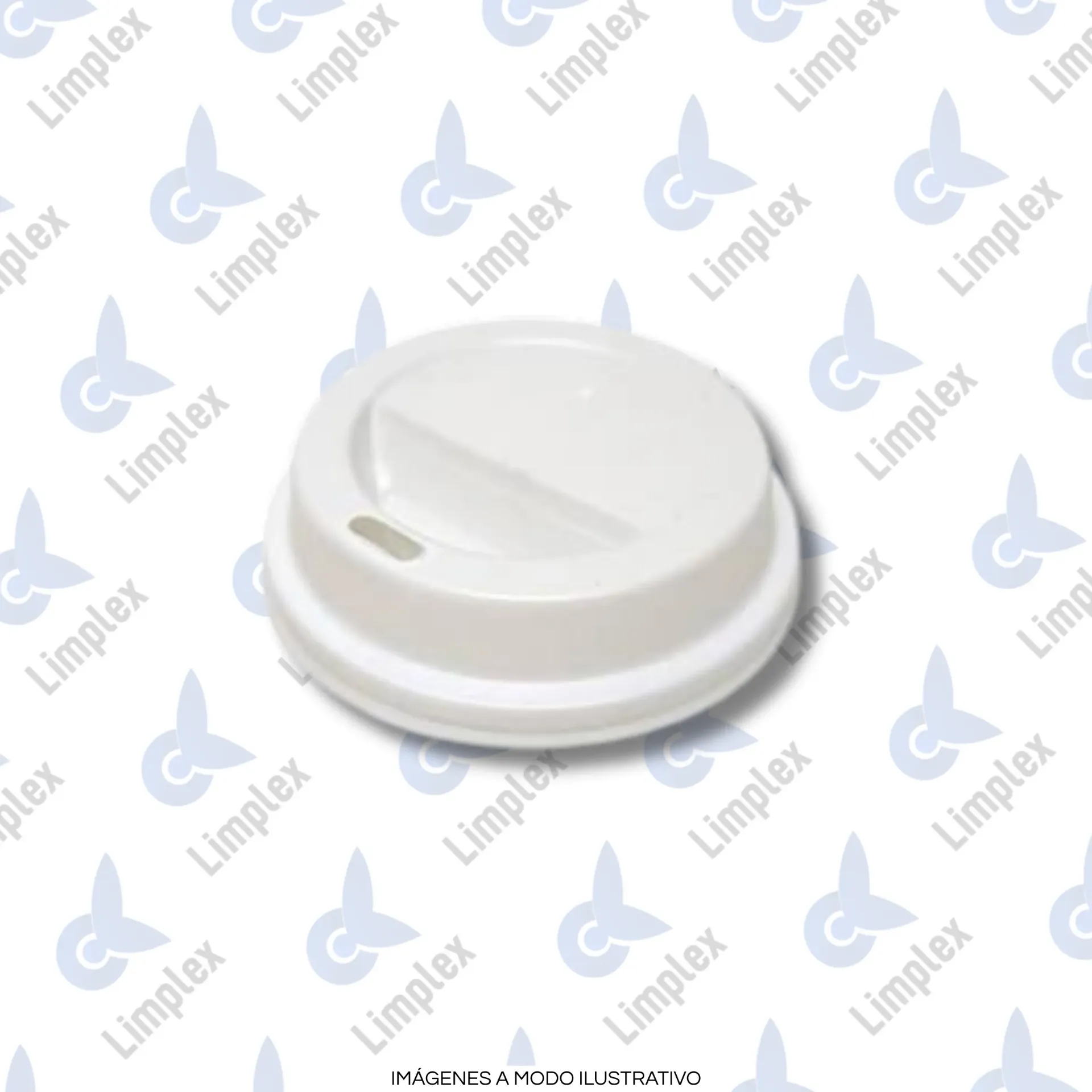 TAPA VASO POLIPAPEL 12 OZ BLANCA