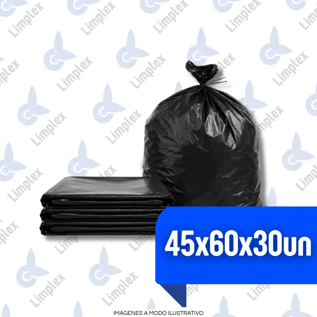 BOLSA RESIDUO 45 X 60 X 30UN GRANEL