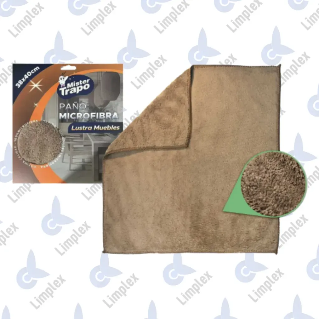 PAÑO MICROFIBRA MR TRAPO 38 X 40 LUSTRAMUEBLES