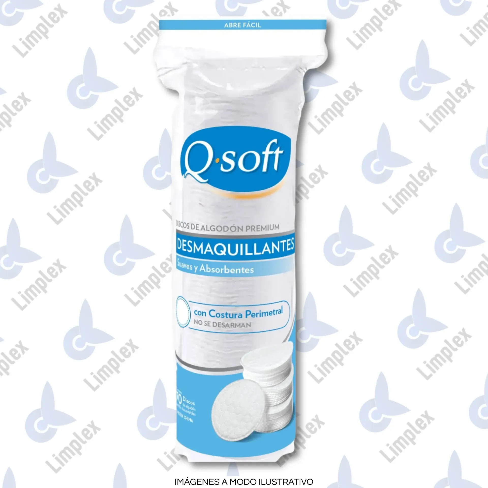 DISCOS DESMAQUILLANTES X 70 UNI Q SOFT