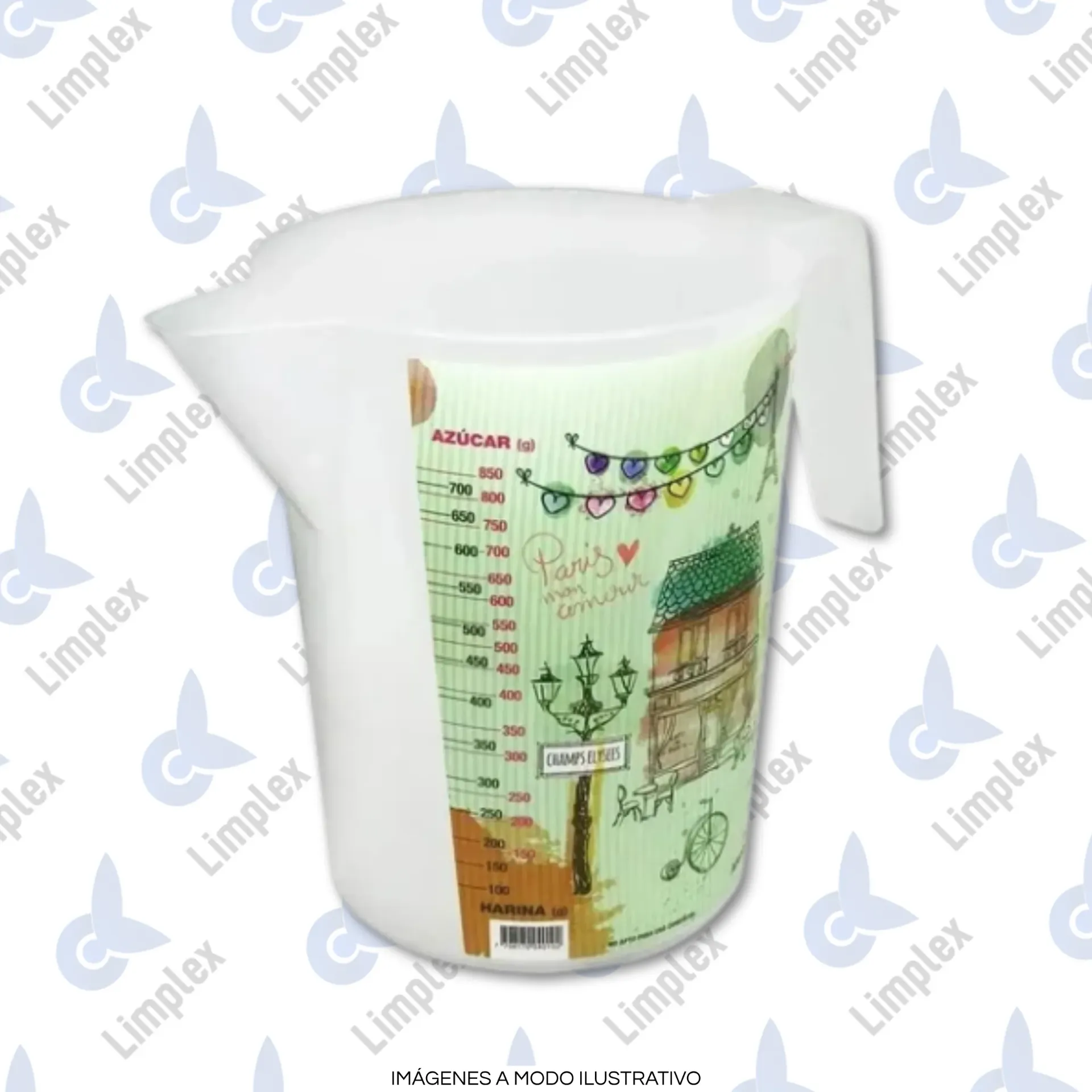JARRA MEDIDORA X 1 LT PLASTICA