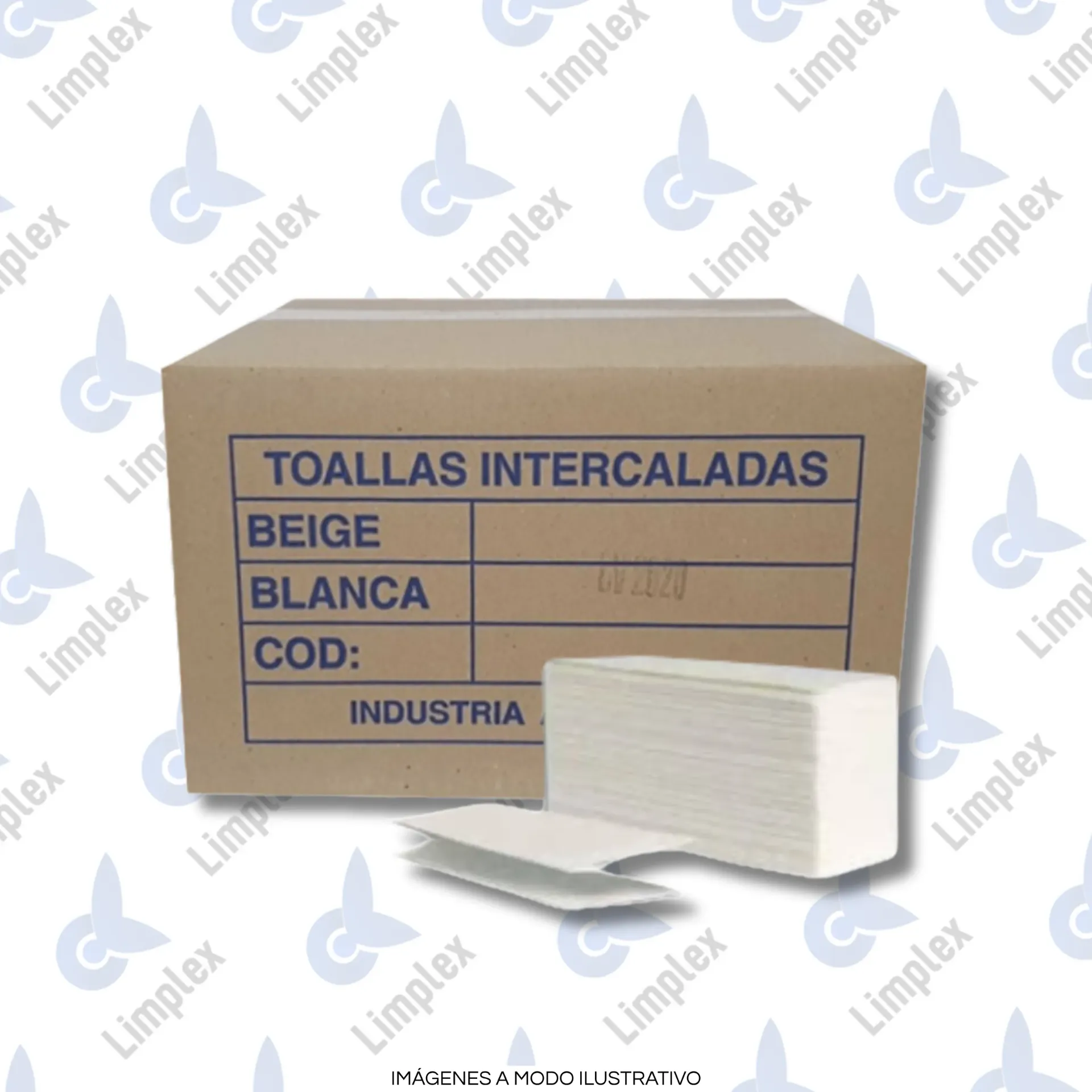 TOALLA DISPENSER BLANCA INT. X CAJA 1.000