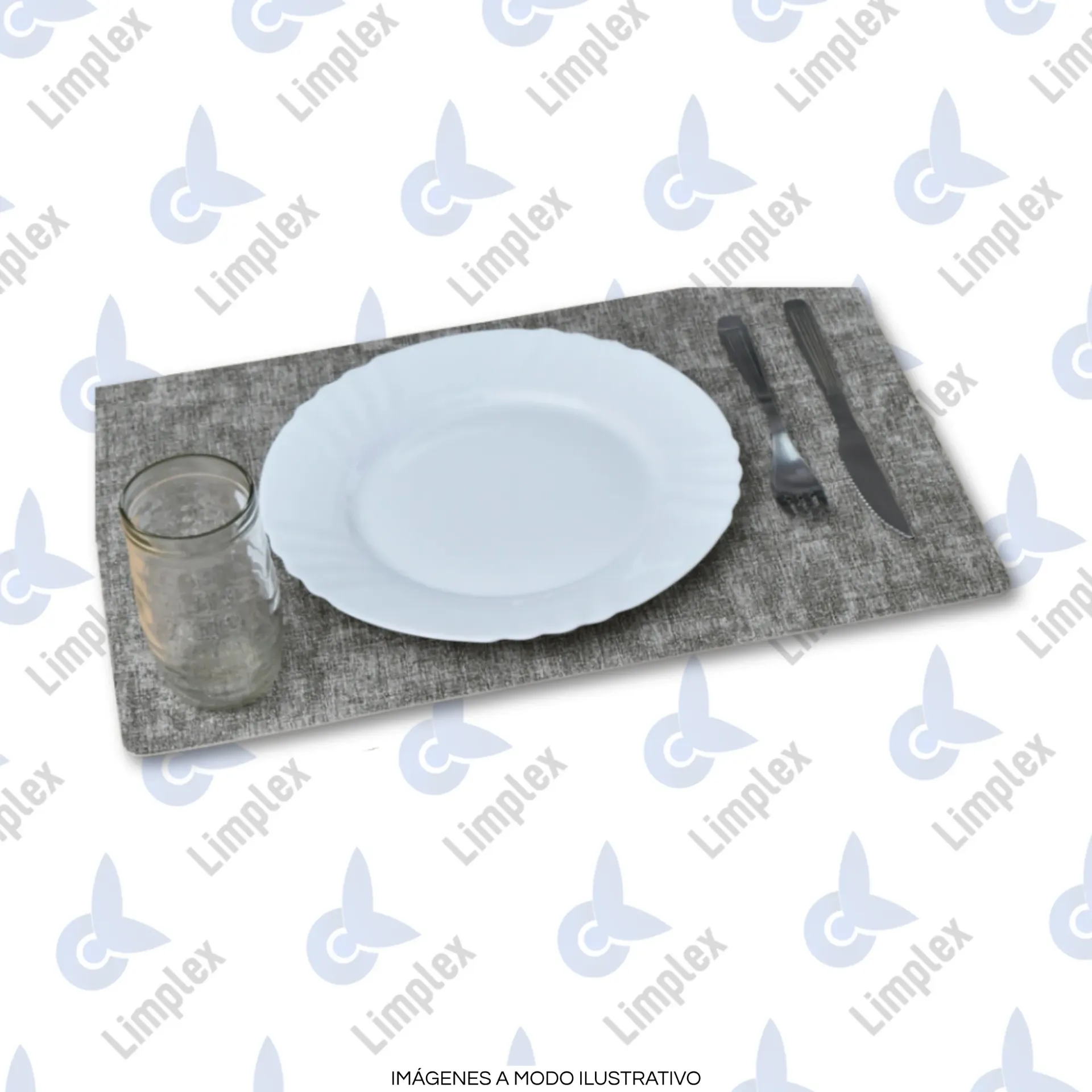 INDIVIDUAL RECTANGULAR PVC X UN