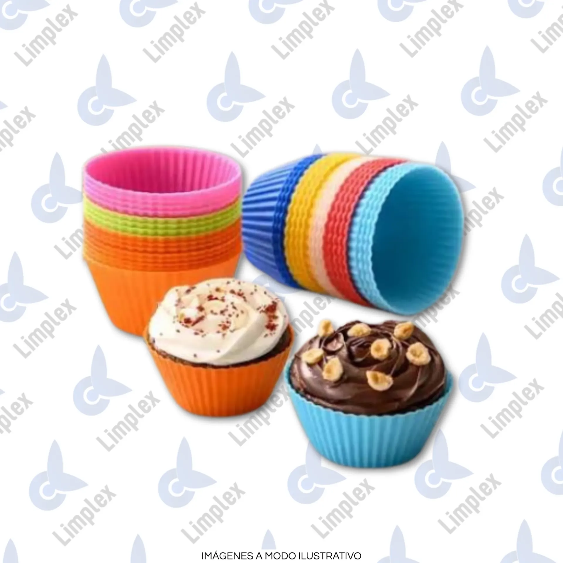 MOLDE SILICONA PARA MUFFINS X UN