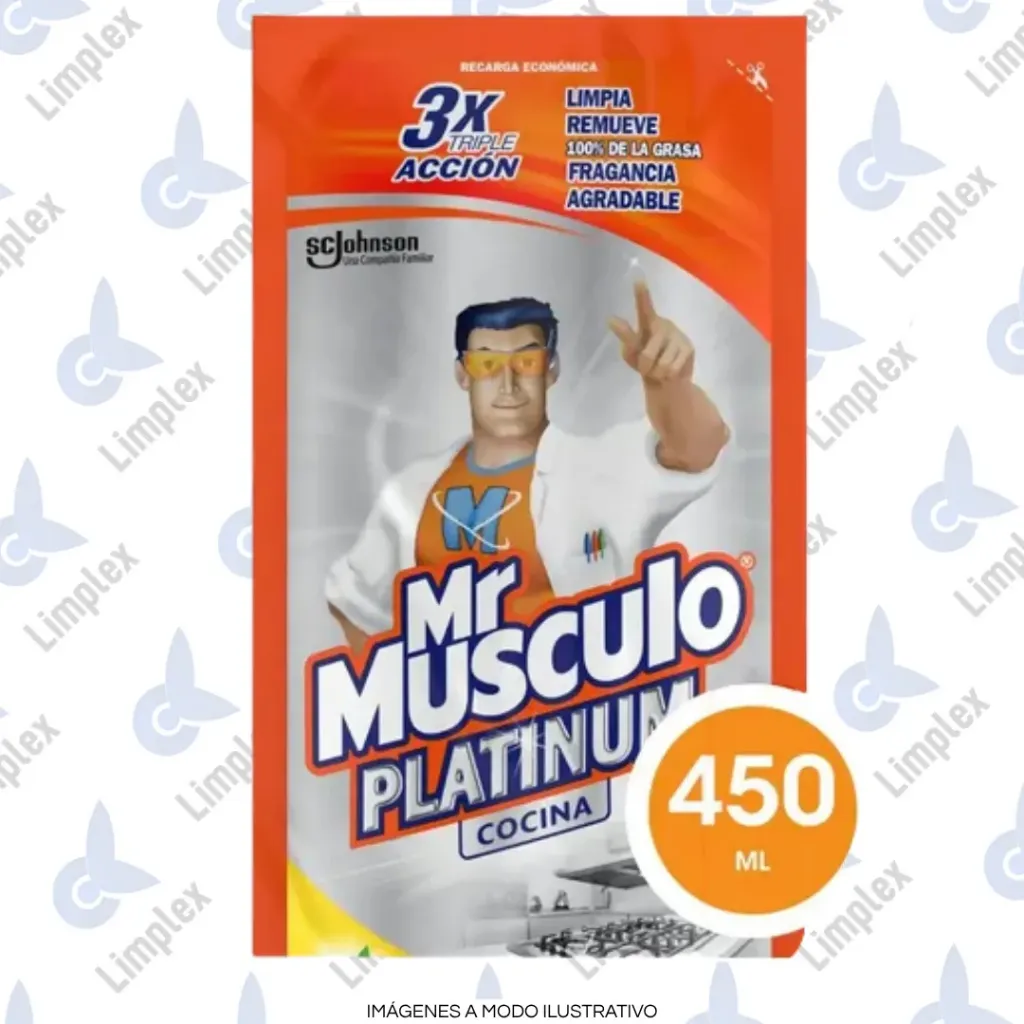 MR MUSCULO COCINA ANTIGRASA D.P 450 ML