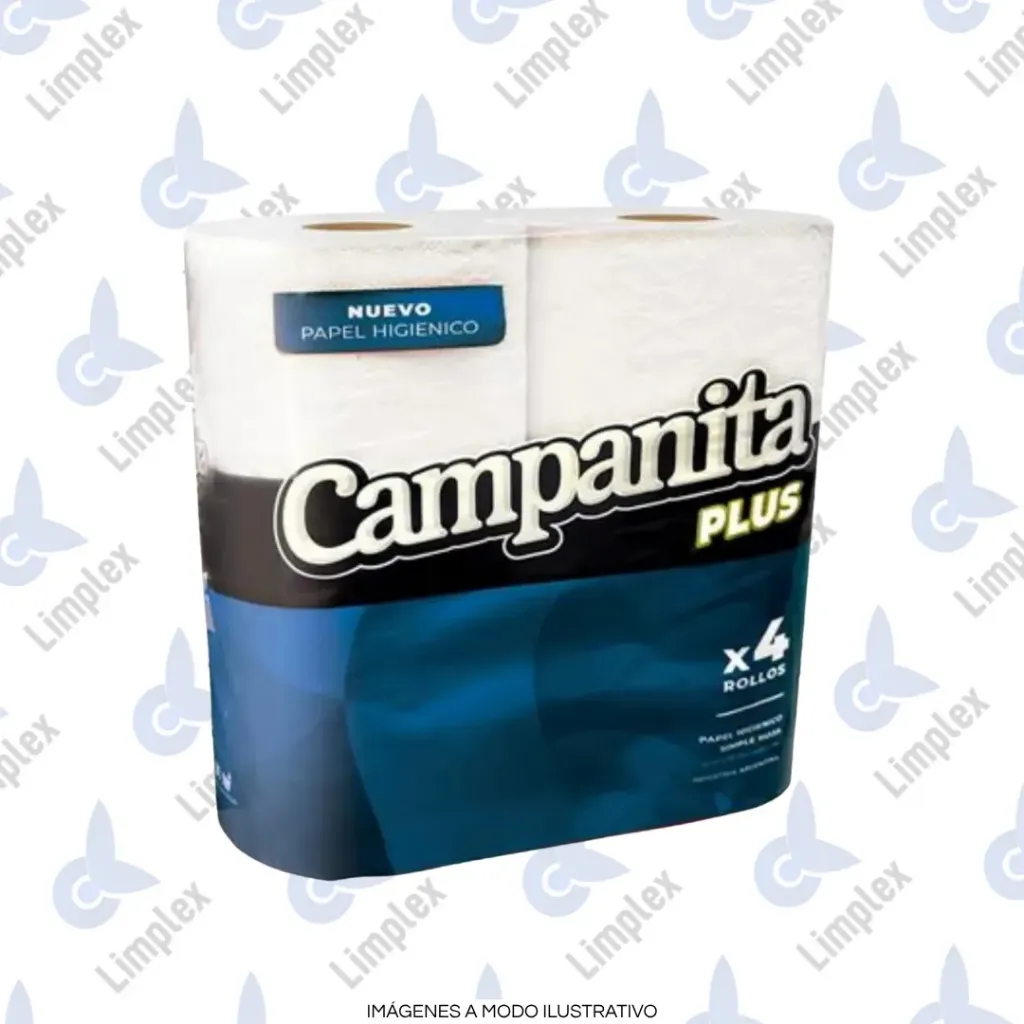 HIGIENICO DH 4 X 30 MTS CAMPANITA PLUS