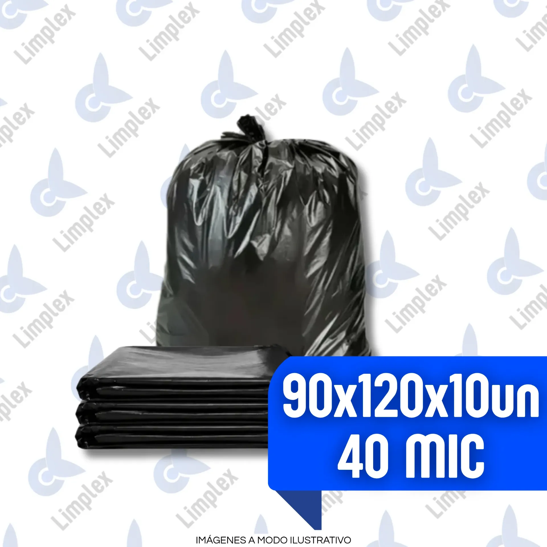 BOLSA COMPACTADORA 90 X 1.20 X 10 UN (40 MIC)