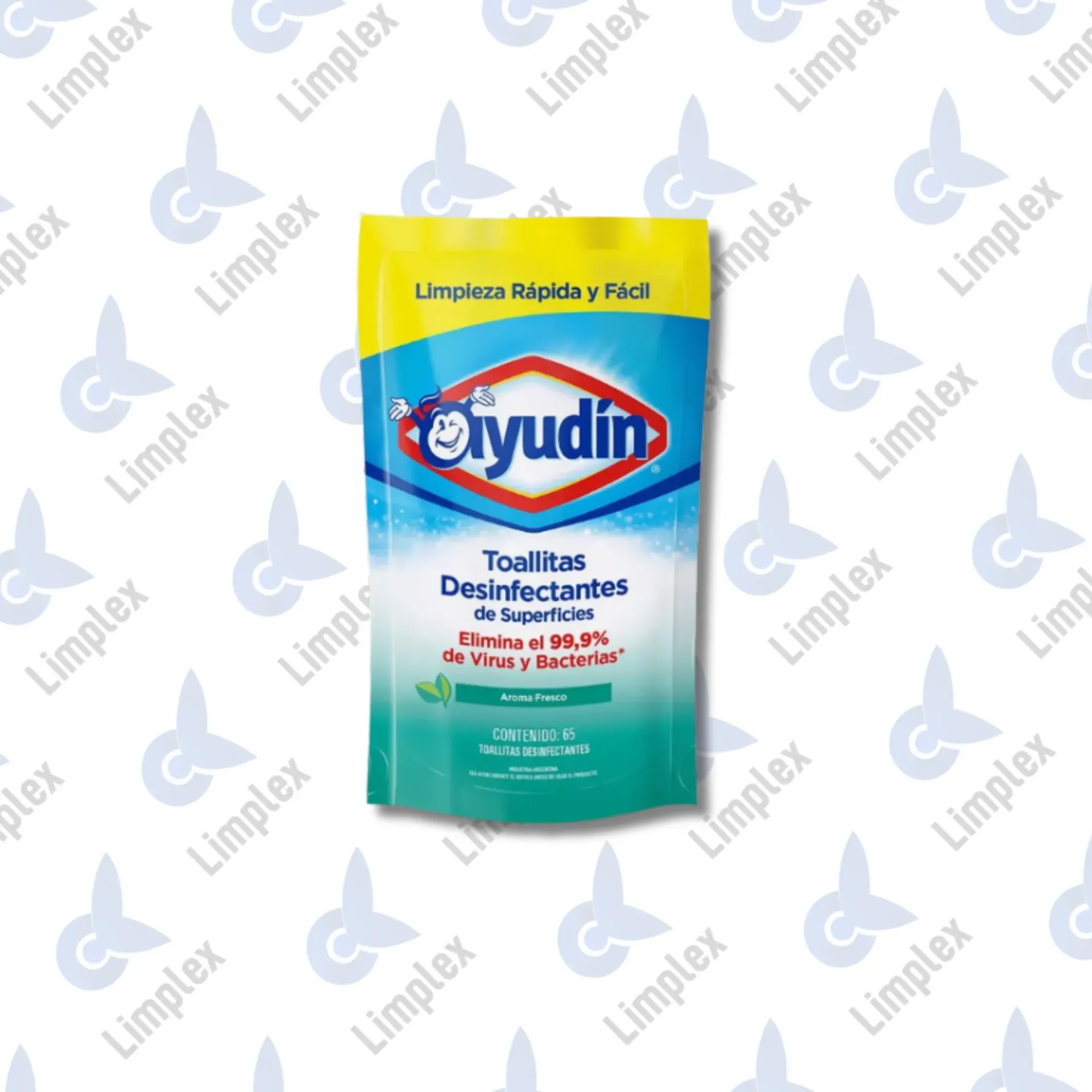 TOALLITA DESINFECTANTE SUPERFICIES AYUDIN D.P X 35 UN