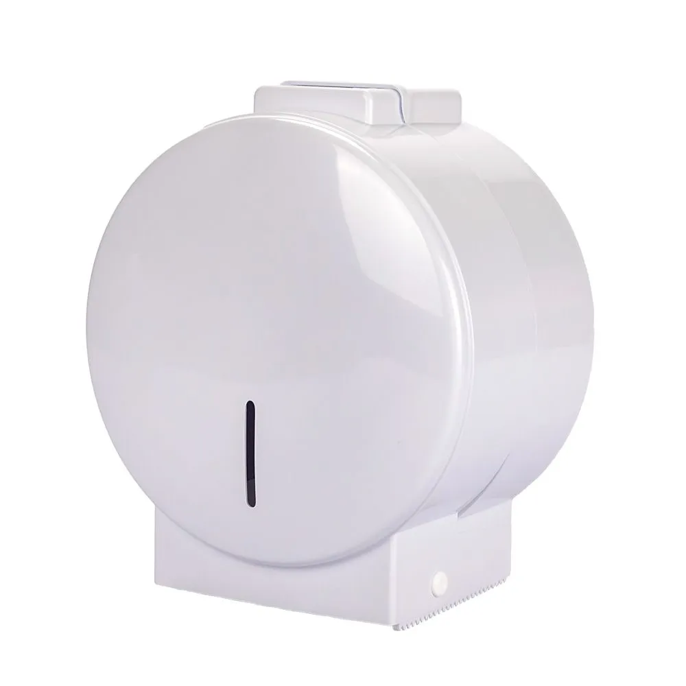 DISPENSER PLÁSTICO P/ PAPEL HIGIENICO CONO CHICO HASTA 350MTS