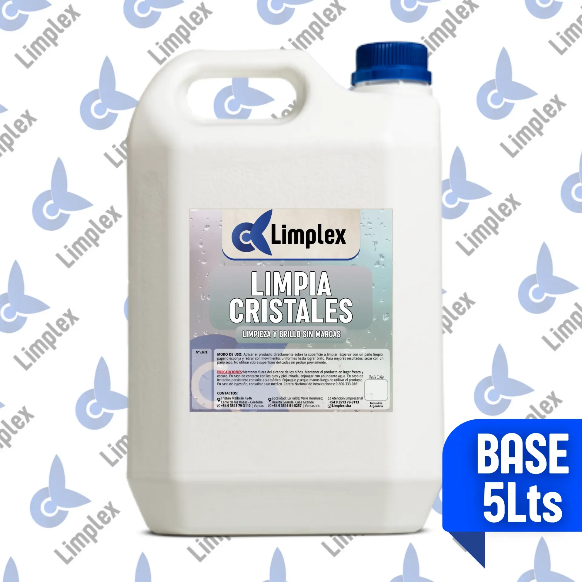BASE - LIMPIA CRISTALES (1 + 9) 5 LT