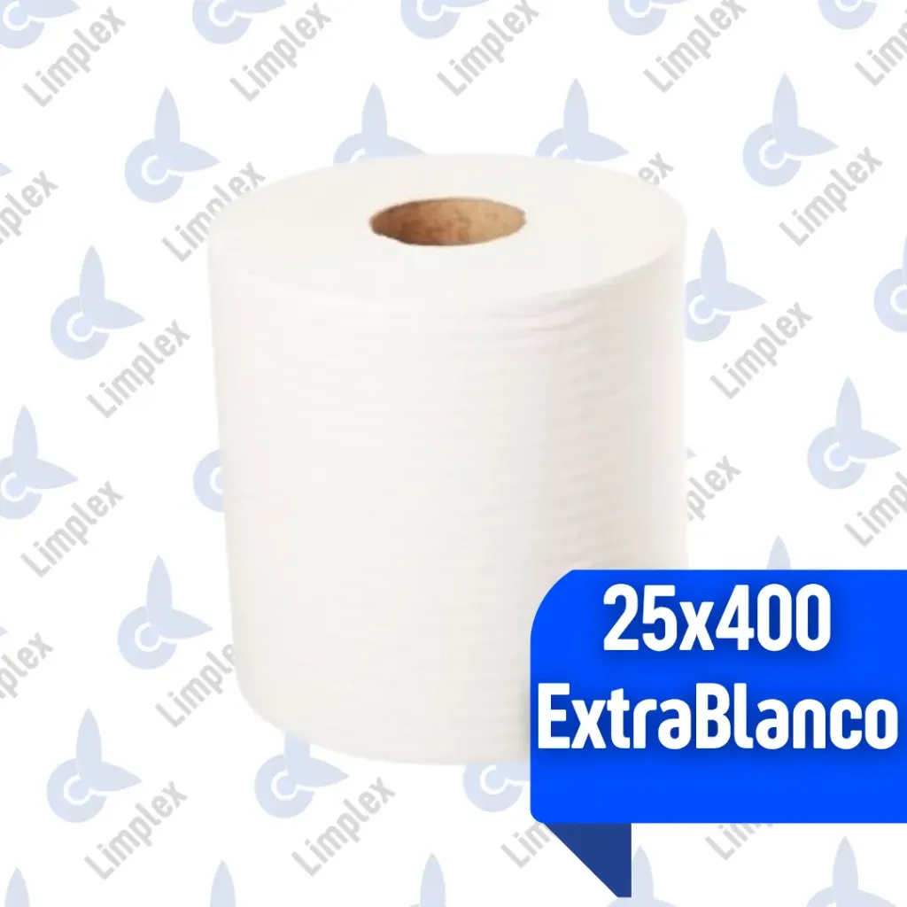 BOBINA / ROLLO 25 CM EXTRABLANCO 400