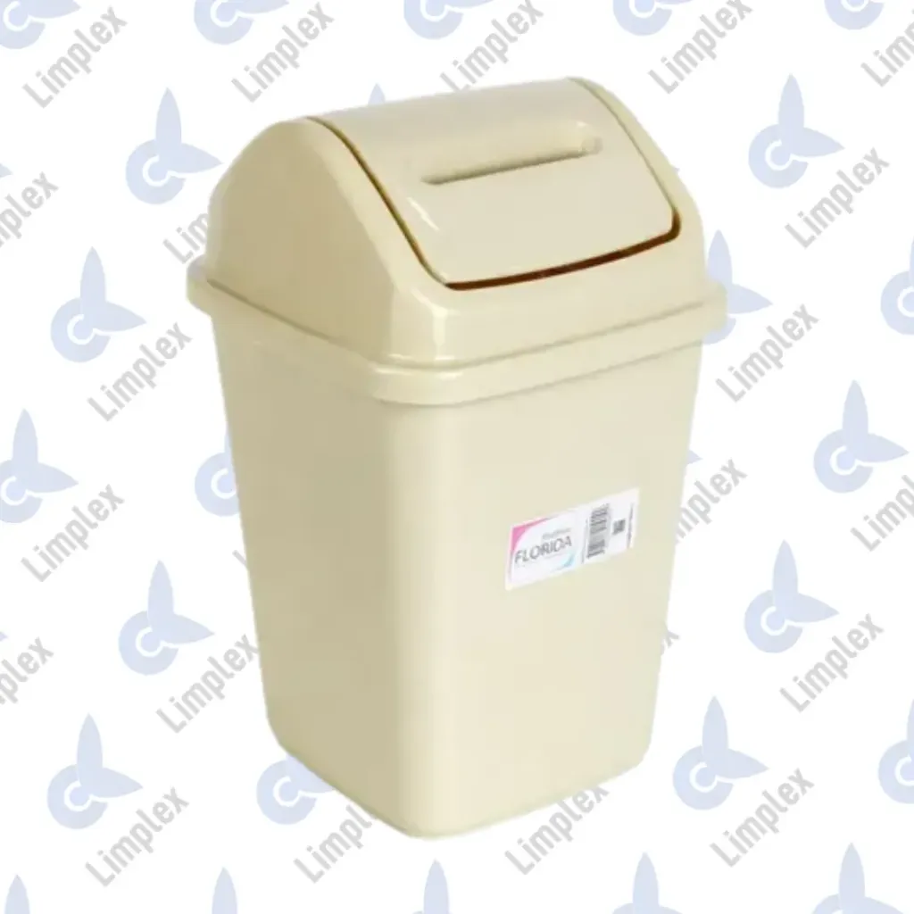 CESTO 6 LT C/ TAPA VAI VEN CUADRADO