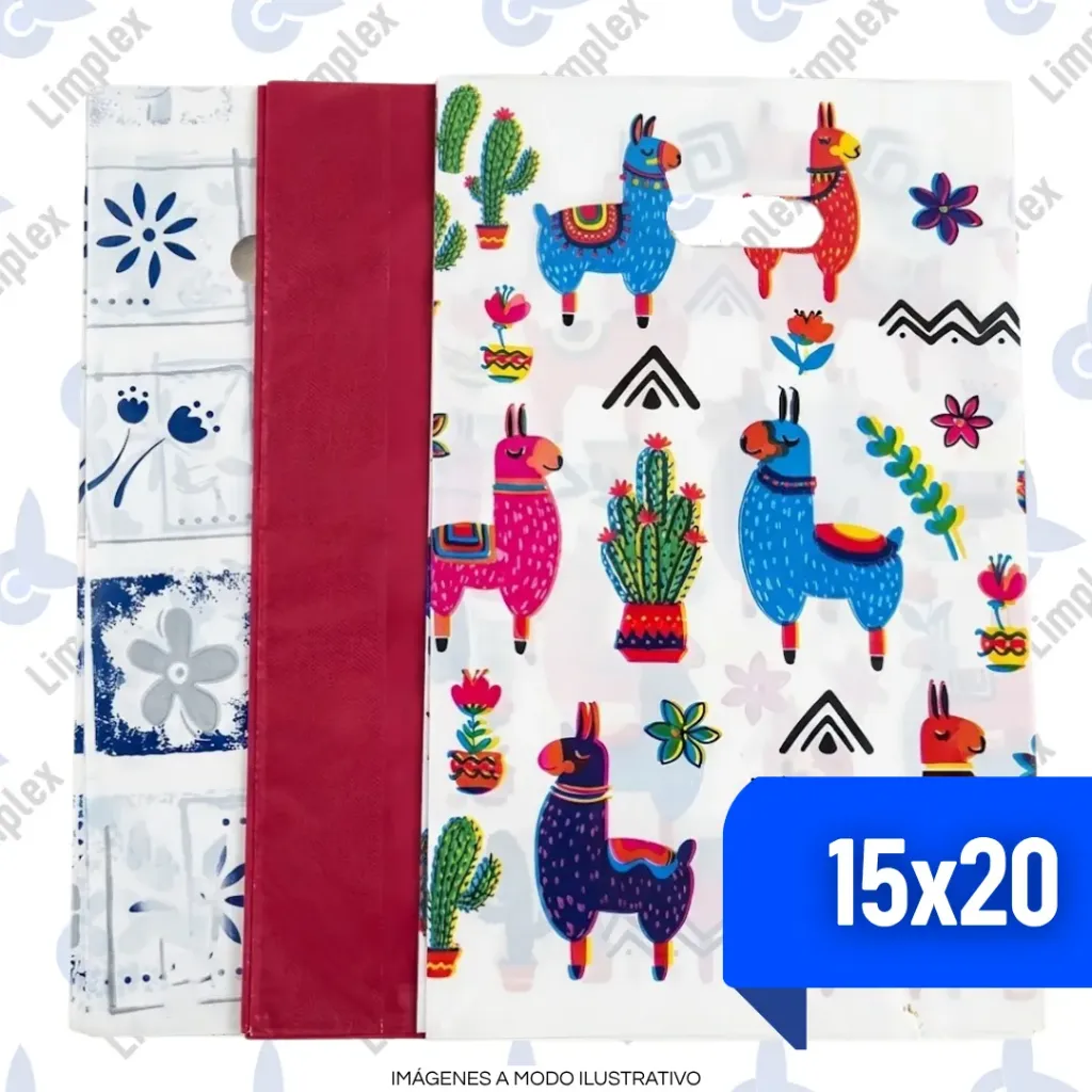 BOLSA RIÑON 15 X 20 A.D. FANTASIA X 50 UN