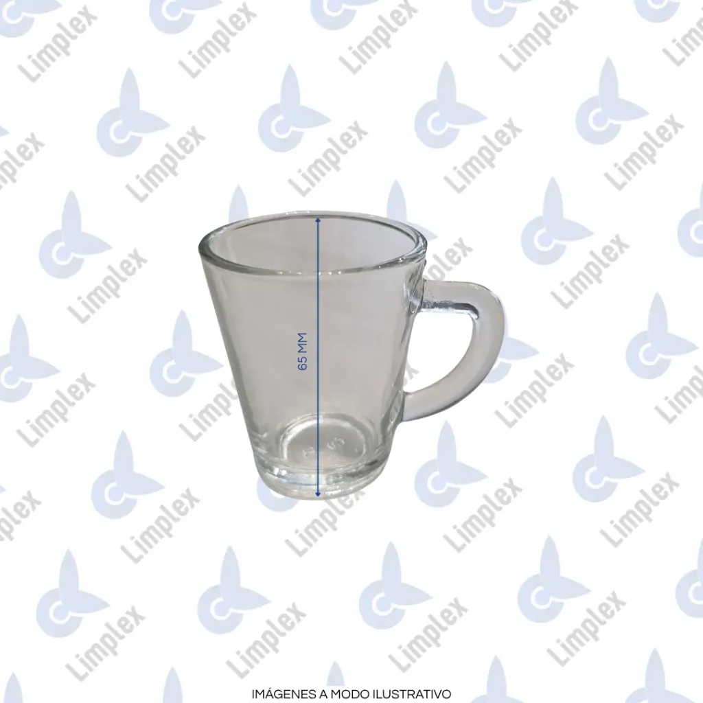 TAZA CONICA JARRO CAFE VIDRIO 70 ML